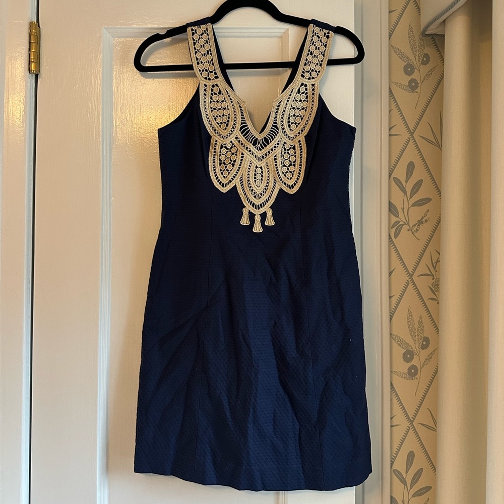 NWT Lilly Pulitzer Largo Shift, Navy size 0